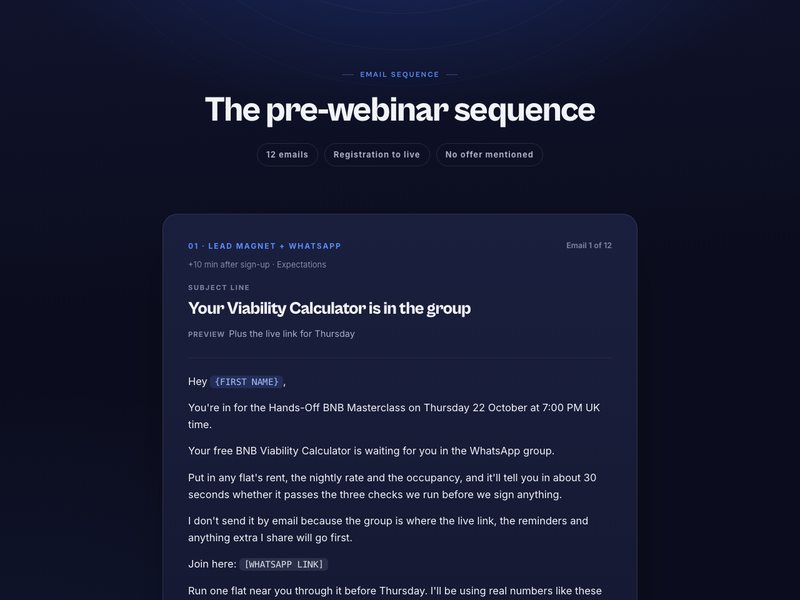 Pre-webinar preview